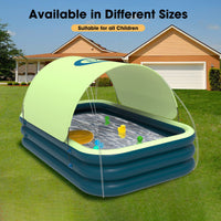 1 x RAW Customer Returns zelaxy Inflatable Pools for Adults Children 2.6 m long green - RRP €169.99