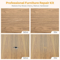 1 x RAW Customer Returns NYBQ laminate parquet repair kit, 24 colors wood putty vinyl repair kit for wooden furniture laminate flooring the repair of small scratches, cracks, holes laminate repair on doors and cabinets. - RRP €19.97