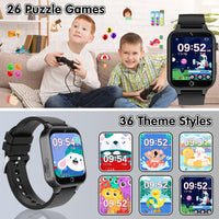 1 x RAW Customer Returns clleylise Smartwatch Kids, Children Smartwatch with 26 Games Pedometer Music Camera, 36 Styles Themes, 13 Alarm Reminders, Children s Watch Phone Smart Watch 3-12 Kids Gift - RRP €28.66