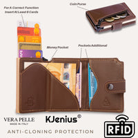 1 x RAW Customer Returns KJENIUS Dante RFID Protection Shielded Men s Credit Card Holder Multitool 46 in 1 - RRP €32.99