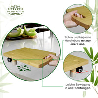 1 x RAW Customer Returns Silent Lotus Premium bamboo sliding board for the Thermomix Sustainable elegance for your kitchen - RRP €30.2