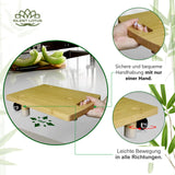 1 x RAW Customer Returns Silent Lotus Premium bamboo sliding board for the Thermomix Sustainable elegance for your kitchen - RRP €30.2