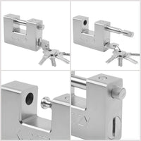 1 x RAW Customer Returns Kurtzy Heavy Duty Security Padlock 1 kg with 15 Keys Pack of 3 - Monobloc Hardened Steel Secure Padlock - 12 mm Thick Shackle - Exterior Padlock for Garage, Container, Shed, Gate, Warehouse - RRP €53.99