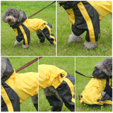 5 x RAW Customer Returns Saban Raincoat for Dogs, Dog Raincoat Rain Jacket, Waterproof Dog Rain Jacket, Reflective Vest for Dogs, Rain Cover for Large Medium Small Puppy Dogs-XS-Yellow - RRP €87.9