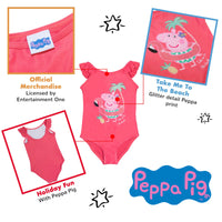 1 x RAW Customer Returns Peppa Pig Flamingo Girls Swimsuit Pink 4-5 Years Gift idea for girls, children s clothing, baby toddler sizes - RRP €12.32