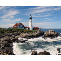 1 x Brand New Portland Maine Lighthouse Painting Portland Head Light Paint by Numbers Kits Canvas DIY Seascape Oil Painting for Kids Adults Beginner with Brushes and Acrylic Nordic Art Without Frame  - RRP €20.4