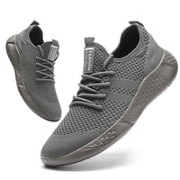 1 x RAW Customer Returns BUBUDENG men s shoes, running shoes, sports shoes, sneakers, street running shoes, lightweight leisure, breathable fitness shoes, gray EU 48 - RRP €36.14