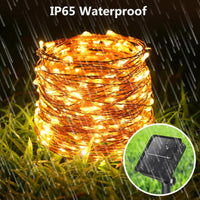 5 x RAW Customer Returns  2 Pack , Bitjam 14M 120LED Solar String Lights Outdoor 8 Modes Fairy String Lights Waterproof Copper Wire Decorative Fairy Lights for Garden, Yard, Party, Warm White - RRP €84.95