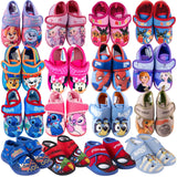 1 x RAW Customer Returns Characters Cartoons - High Neck Slippers Home Shoes with Velcro Closure - Bing Frozen Avengers Spiderman Minnie Paw Patrol - Girl Boy - Autumn Winter 5664 Pink - 22  - RRP €19.62