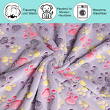 1 x Brand New Awaytail 1 pack of 3 dog blankets, dog fleece blanket for medium dogs, cat blanket, pet blanket, washable, purple, 80 x 60 cm - RRP €18.14