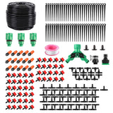 1 x RAW Customer Returns HUAZIZ Drip Irrigation System, 50M Garden Irrigation System, DIY Drip Irrigation Kit for Micro Garden, Adjustable Nozzle Sprinkler Sprayer, Automatic Watering, Garden, Greenhouse - RRP €25.78