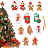 26 x Brand New Gingerbread Man Christmas Tree Decoration, 12 PCS Gingerbread Man Christmas Decoration, Gingerbread Man Christmas Tree Decoration with Lanyard for Christmas Tree Decoration, PVC - RRP €499.2