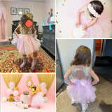 1 x RAW Customer Returns AGQT Baby Girls Tutu Tulle Dress Sleeveless Party Dress Princess Sequin Flower Girl Dress Pink 12-18 Months - RRP €32.72