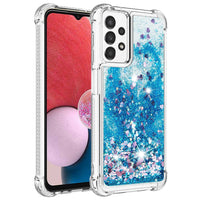 2 x Brand New KBIKO-zxl Case Compatible with Samsung Galaxy A13 4G Protective Case with Liquid Glitter, Mobile Phone Case Back Cover with Liquid, TPU Silicone Transparent Protective Case for Galaxy A13 4G.Blue YBL - RRP €23.56