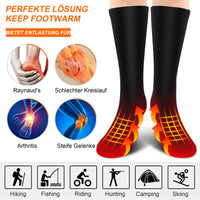 1 x RAW Customer Returns Svpro Battery Operated Socks with 4000mAh Rechargeable Battery Electric Heated Socks 3 Temperature Settings Heating Up to 12 Hours, Cold Weather Warm Cotton Socks - RRP €54.99