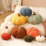 4 x Brand New BROEYOUE Decorative Pumpkin Cushion, Pumpkin Cushion for Sofa, Home Decoration, Pumpkin Cushion for Halloween and Parties, Decorative Gifts, 30cm White  - RRP €91.2