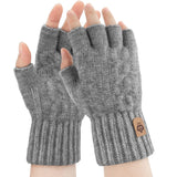 38 x Brand New Winter Half Gloves, Men and Women Stretchy Knitted Warm Fingerless Gloves for Outdoor Work Home Sports - RRP €444.22