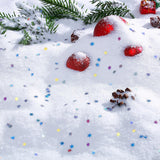 2 x Brand New Geosar 21.2 oz Christmas Artificial Snow and 1.8 oz Iridescent Snowflake Confetti Glitter Instant Snow PVC Snowflake Decoration for Christmas Wedding Birthday DIY Crafts White AB Color - RRP €38.4