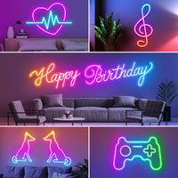 1 x RAW Customer Returns AILBTON LED neon Light 32.8ft,Flexible,with Application Remote Control Control,Multiple Modes,IP65 Outdoor RGB Waterproof,Bedroom Indoor Music Synchronization Game bar Light - RRP €39.99