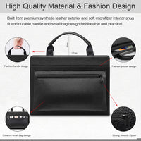 1 x RAW Customer Returns LiuShan 2 in 1 PU Leather Case Laptop Bag Case for 15.6 HP ProBook 450 G7 HP ProBook 455 G7 HP ProBook 455R G6 HP ProBook 450 G6 Dell G3 3590 3500 Not fit ProBook 450 G8 G5 G4 G3 G2 , Black - RRP €12.0