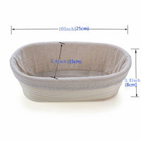 1 x RAW Customer Returns 25cm proofing basket bread basket proofing basket bread form for homemade bread proofing basket high quality natural proofing basket the proofing basket for bread dough - RRP €28.99