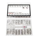 1 x RAW Customer Returns YIXISI 500 Pieces Small Screws Assortment Kit, 18 Sizes Stainless Steel Tiny Repair Screws Set with Screwdriver, M1.2 M1.4 M2 Tiny Micro Screws, Silver - RRP €8.58