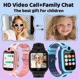 1 x RAW Customer Returns Kesasohe 4G Kids Smartwatch, Smartwatch Children with GPS and Phone HD Video Call SOS Family Chat IP68 Waterproof 7 Game Camera Alarm Clock Stopwatch Class Mode, Children s Watch for Boys Girls Student - RRP €59.99