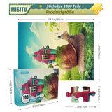 18 x Brand New MISITU Puzzle 100 pieces cartoon pattern - snail and house - puzzle for beginners or older people - RRP €199.62