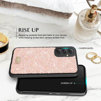 1 x RAW Customer Returns BEZ Phone Case for Samsung Galaxy A54 5G Case Glitter, Sparkle Diamond Crystal Bling Case with Bling Co. Series for Samsung A54 5G, Flamingo Pink - RRP €20.4