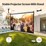 3 x RAW Customer Returns WEWATCH Projector Screen 100 Inch Projection Screen 16 9 HD Foldable Projector Screen Anti-Wrinkle Double-Sided Projection, Portable Projection Screen for Home, School, Meeting - RRP €45.36