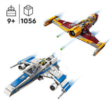 1 x RAW Customer Returns LEGO Star Wars New Republic E-Wing vs. Shin Hati s Starfighter, Ahsoka Series Set with 2 Toy Vehicles, Droid Figure, 4 Minifigures and 2 Lightsabers 75364 - RRP €91.3