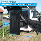 1 x RAW Customer Returns HAMON Car Rear Door Tailgate Insect Net Mosquito Nets Replacement for VW T6 Outdoor Camping Car Anti-Fly Net Outdoor Car Anti-Mosquito Net Magnetic Back Door Anti-Insect Net Shading Net - RRP €70.58