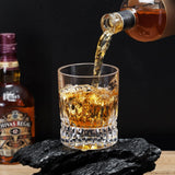 1 x RAW Customer Returns KANARS Hand Cut Crystal Whisky Glasses, Whiskey Tumblers in Presentation Box, Unique Anniversary Birthday Gift Ideas for Dad Grandpa Boyfriend Husband, 270 ml - RRP €50.16