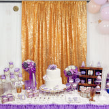 1 x RAW Customer Returns Sequin Curtains Backdrop 125 x 245 cm Gold Glitter Sequin Photography Backdrop Christmas Backdrop Wedding Curtains for Background Sequin Curtain Panel - RRP €26.74