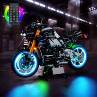 1 x RAW Customer Returns Remote Control Light Kit for Lego Yamaha MT-10 SP Motorcycle Not Lego , Led Lighting Set for Lego 42159 Technic Yamaha MT-10 SP Motorcycle Creative Toys for Adults - RRP €39.98