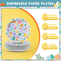 7 x Brand New BFB paper plate set 23cm party plates set of 50 Easter eggs paper plates party tableware Easter decoration table decoration for Easter - RRP €95.9