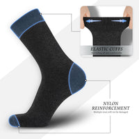 1 x RAW Customer Returns DarkCom Men s Socks, Men s Cotton Socks, Seamless Cuff, Soft Resistant, No Shrinkage, 10 pairs Dark Gray 43-46 - RRP €23.88