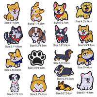 1 x RAW Customer Returns Jinlaili 17 Pieces Puppy Patch Embroidery, Patches Badges for Ironing On, Cute Patch Stickers, Iron on Embroidered Patches Sewing, Animal Patch Iron-On Image, Cartoon Applique Iron-On for DIY - RRP €9.99