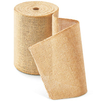 1 x RAW Customer Returns HEETA jute table runner table ribbon 20cmx15m, natural jute ribbon table runner sold by the meter, can be cut to size for different desk sizes, table decoration for garden party, wedding - RRP €24.19