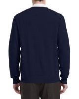 1 x RAW Customer Returns Kallspin Men s Wool V-Neck Cardigan Sweater Navy Blue,XL Tall  - RRP €42.29