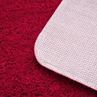 1 x RAW Customer Returns MIULEE Bathroom Rug Bath Mat Non-Slip Washable Bath Mat Bed Mat Bath Mat Absorbent Shower Mat Doormat for Living Room Bedroom Bathroom 40 x 60 cm Red - RRP €15.61