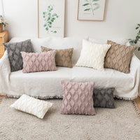 14 x Brand New MIULEE cushion covers set of 2 wool sofa cushions soft decorative cushions soft cushion cover couch cushion decorative cushion cover for sofa bed living room bedroom classic style old pink 45 x 45 cm - RRP €258.86