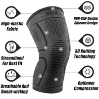 1 x RAW Customer Returns NEENCA 2 Pack Knee Support,Compressed Knee Brace for Men Women,Knee Protector for Running,Arthritis,ACL,Joint Pain Relief,Meniscus Tear,Knee Pain Recovery,Sports Pair Packaging - RRP €14.11