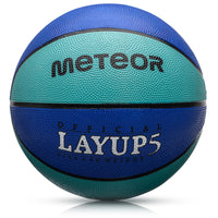 1 x RAW Customer Returns meteor Layup children s mini basketball size 5 6 7 ideal for children s hands aged 4-8 years old ideal basketball for training soft basketball size 5 children , blue  - RRP €16.33