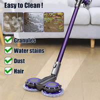 1 x RAW Customer Returns Italdos Floor Mop Compatible with Dyson V6 DC58 DC59 DC61 DC62 Mop Motorized Lava Polishing Floor Marble Including Microfiber Cloth and Water Tank - RRP €63.43