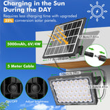 1 x RAW Customer Returns CLY Solar Spotlight Outdoor with Remote Control 30W 2600LM Solar Spotlight 2700K 4000K 6000K 2 Brightness Solar Lamps for Outdoors 2 Dynamic Modes Timing Function 5000mAh Solar Outdoor Light IP66 Waterproof - RRP €35.4