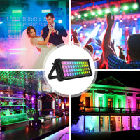 1 x RAW Customer Returns Wallwasher stage light, ZonQoonz 48 RGB 3 in 1 LEDs dmx512 party light DJ light building lighting outdoor wall light for live events, bar, karaoke, disco, Christmas, Halloween, party, wedding, 1PC - RRP €78.68