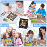 3 x Brand New DOMROM Diamond Painting Children with Frame, Cartoon Mouse Diamond Painting Set Full Mosaic Making for Girls Boys Adults, 5D Diamond Painting Diamond Painting Pictures Arts Craft for Home Decor - RRP €28.32