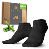 1 x RAW Customer Returns PAIXX Premium Bamboo Sneaker Socks 8 Pack, 43-46 39-42, Men Women - Breathable, Antibacterial Ankle Socks Against Sweaty Feet - Lint-Free Anti Odor Bamboo Socks - RRP €24.99