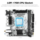 1 x RAW Customer Returns SHANGZHAOYUAN H610 Mainboard Mini ITX LGA 1700 Motherboard for Intel 12th 13th gen Core i3 i5 i7 i9 Pentium Xeon Processors 2 DDR4, SATA 3.0, USB 3.2, NVME M.2, 2.5Gb LAN, PCIe 4.0  - RRP €100.84